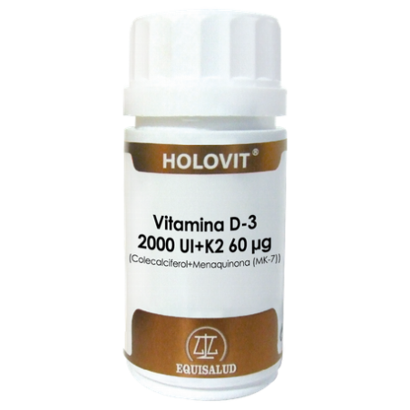 HOLOVIT VITAMINA  D3 2.000 UI + K2  50 CAPSULAS