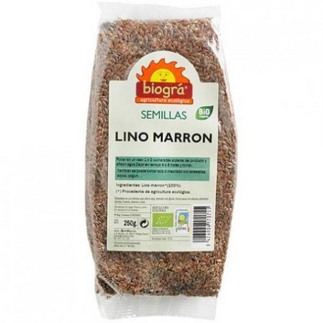LINO MARRON 250 GR  BIOGRA BIO