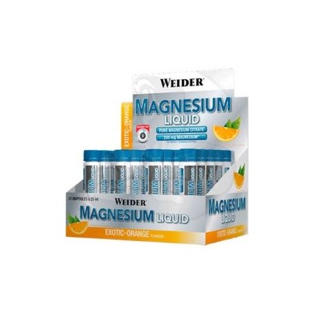 MAGNESIUM LIQUID 20 AMPOLLAS
