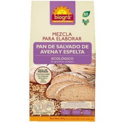 MEZCLA PARA PAN SALVADO AVENA Y ESPELTA 510 GR  BIOGRA