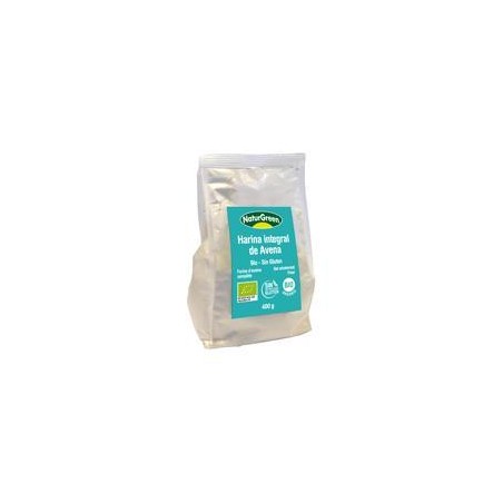 NATURGREEN HARINA DE AVENA INTEGRAL BIO 400 GR