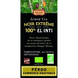 CHOCOLATE 100% 100GR EL ORO DE LOS ANDES