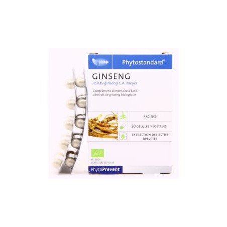 PHYTOSTANDARD GINSENG  20 CAPSULAS