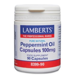 PERLAS ACEITE MENTA LAMBERTS 90 CAP