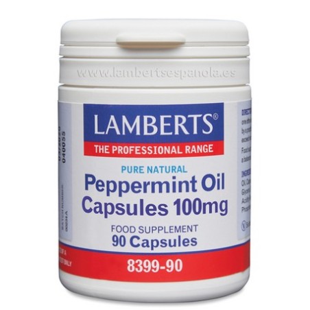 PERLAS ACEITE MENTA LAMBERTS 90 CAP