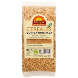 QUINOA HINCHADA SIN AZUCAR Y SIN MIEL 125 GR  BIOGRA