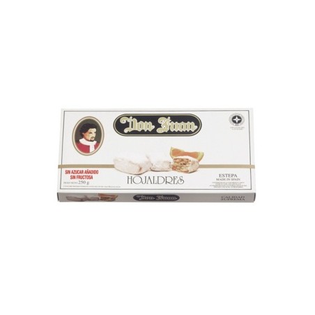 HOJALDRE BANDEJA SIN AZUCAR  250 GR DON JUAN