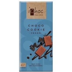 ICHOC CHOCOLATE C/COOKIES BIO 80g VEGAN