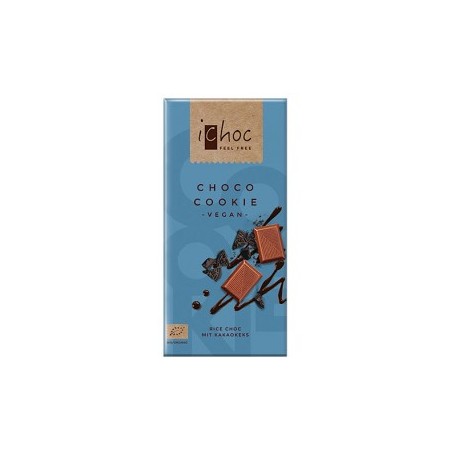 ICHOC CHOCOLATE C/COOKIES BIO 80g VEGAN