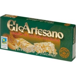 TURRON DE ALICANTE, EL ARTESANO 60 % BIO 200 g descatalogado