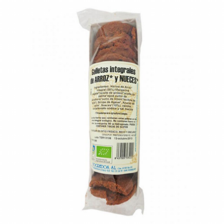 GALLETAS INT ARROZ Y NUECES 200GR BIOGREDOS