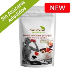 MUESLI COPOS AVENA CON FRUTAS Y SEMILLAS 350GR SALUD VIVA