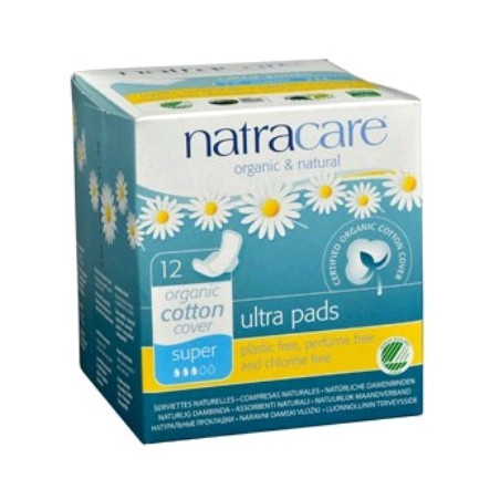 NATRACARE COMPRESA ULTRA PADS SUPER ALAS 12UDS REF SK9010