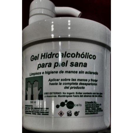 GEL HIDROALCOHOLICO 500 ML CRIACELIS
