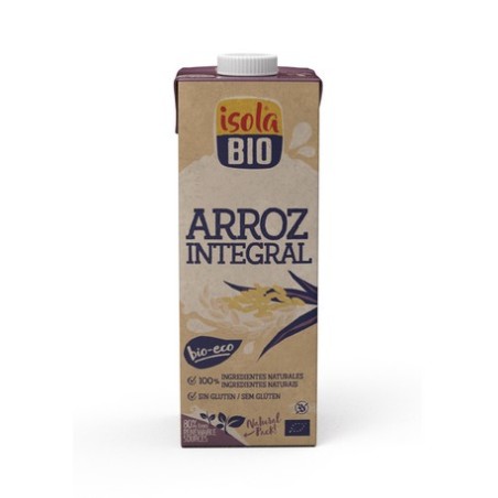 BEBIDA DE ARROZ INTEGRAL BIO 1 Litro ISOLA