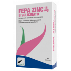 FEPA ZINC BISGLI 15MG 60CAP FEPADIET