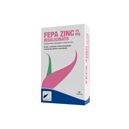 FEPA ZINC BISGLI 15MG 60CAP FEPADIET