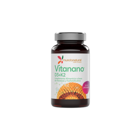 VITANANO D3+K2 LIPO 30CAP MUNDO NATURAL