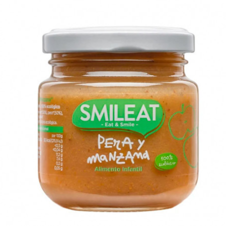 SMILEAT PERA Y MANZANA 130G