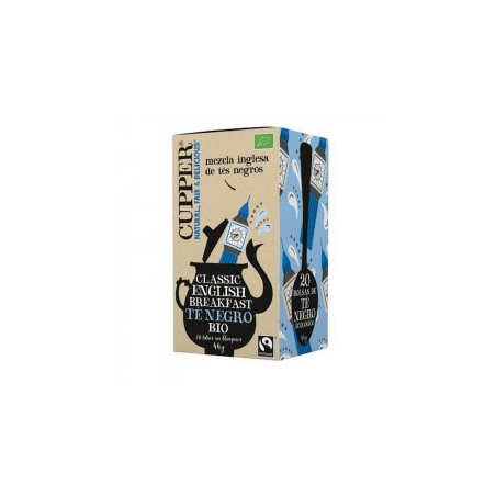 TE NEGRO ENGLISH BREAKFAST BIO 20 bolsas CUPPER