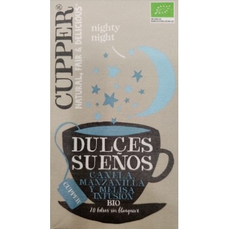 DULCES SUEÑOS BIO 20 bolsas CUPPER