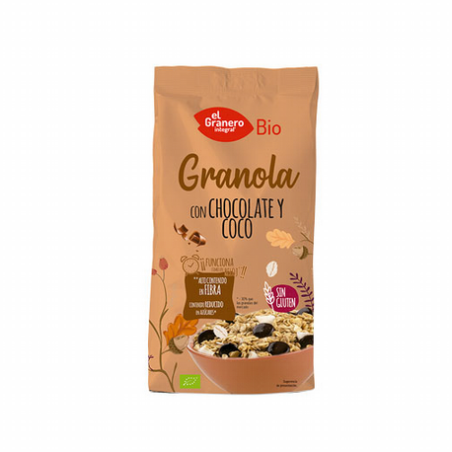 GRANOLA CON CHOCO Y COCO 350G EL GRANERO