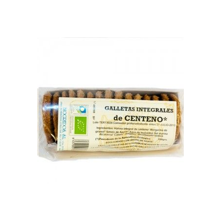 GALLETAS INTEGRALES CENTENO 200G BIOGREDOS