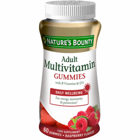 MULTIVITAMIN ADULT GUMMIES 60GU NATURE`S/B