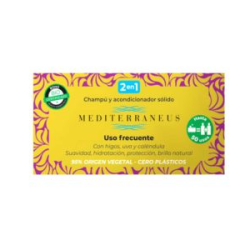 CHAMPU FRECUENTE ACONDICIONADOR SOLIDO 55GR MEDITERRANEUS