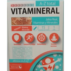 VITAMINERAL A-Z TOTAL 15Amp. DIETMED