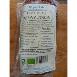 PAN PARA DESAYUNOS 259G BIOGREDOS