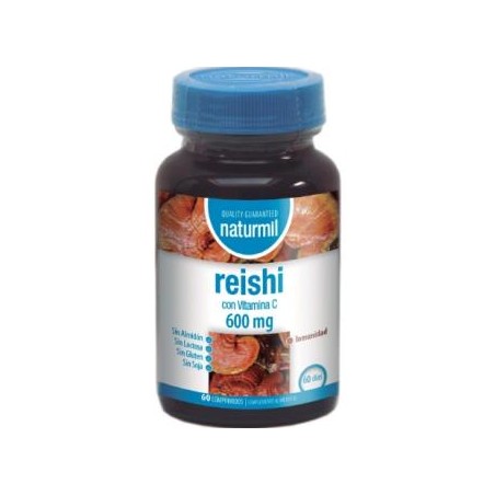 REISHI 600mg c/VIT. C 60comp NATURMIL