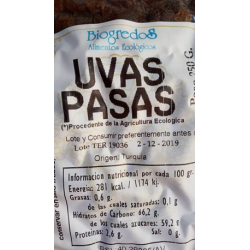 UVAS PASAS 250G BIOGREDOS