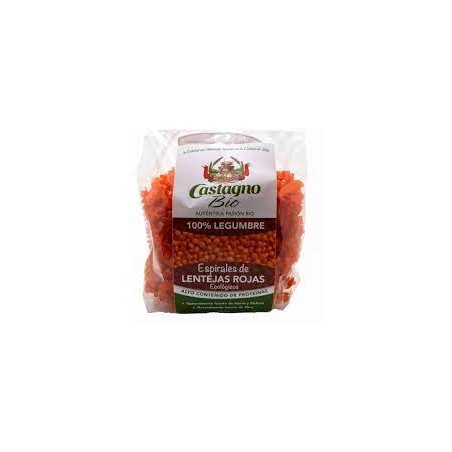 ESPIRALES LENTEJA ROJA 250GR CASTAGNO