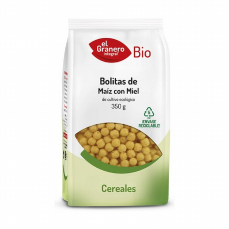 BOLITAS DE MAIZ C/MIEL BIO, 350 g E/G