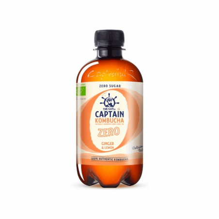 CAPTAIN KOMBUCHA ZERO GINGER&LIMON 400ML