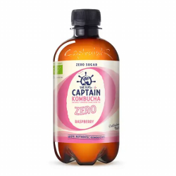 CAPTAIN KOMBUCHA ZERO 400ML RASPERRY