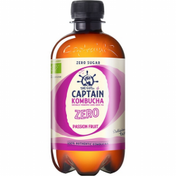 CAPTAIN KOMBUCHA ZERO 400ML PASSION FRUIT BIO