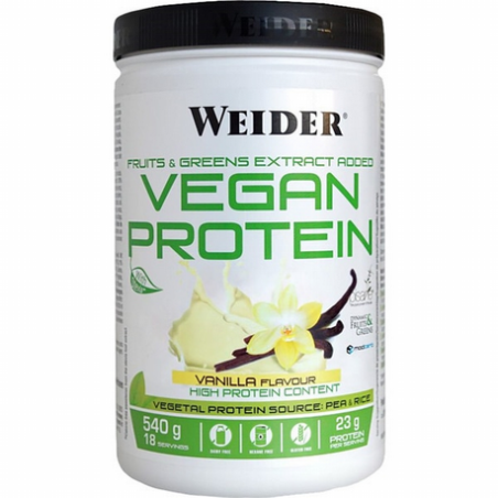 WEIDER PROTEINA  VEGANA VAINILLA B12 540GR