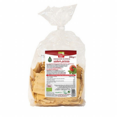 MINI CRACKERS DE ESPELTA 250GSABOR PIZZA L/F