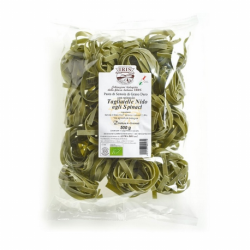 TAGLIATELLE DE TRIGO CON ESPINACAS 500G IRIS