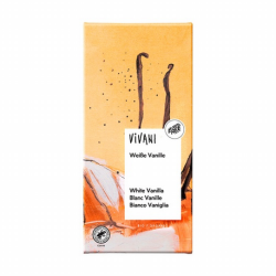 CHOCOLATE BLANCO VAINILLA 80G VIVANI