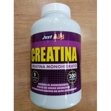 CREATINA MONOHIDRATADA 200CAP JUSTA AID