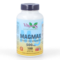MAGMAX CITRATO MAG 500MG 100 CAPS VBYOTICS