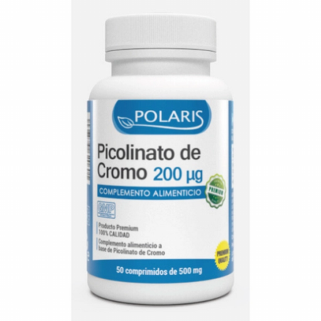 PICOLINATO DE CROMO 200 UG 50 COMP POLARIS