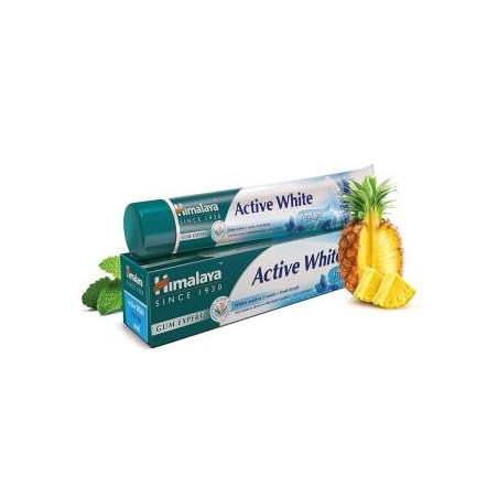 DENTRIFICO GEL ACTIVO BLANQUEADOR 75ml HIMALAYA