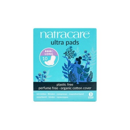 NATRACARE COMPRESA LARGA CON ALAS ULTRA 10UND (SK9014)