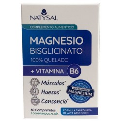 MAGNESIO+B6 60 COMPRIMIDOS  NATYSAL