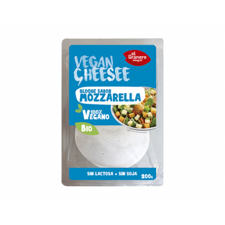 VEGAN CHEESE BLOQUE SABOR MOZZARELA 200G E/G
