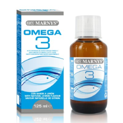 OMEGA 3 125ML SABOR LIMON MARNYS